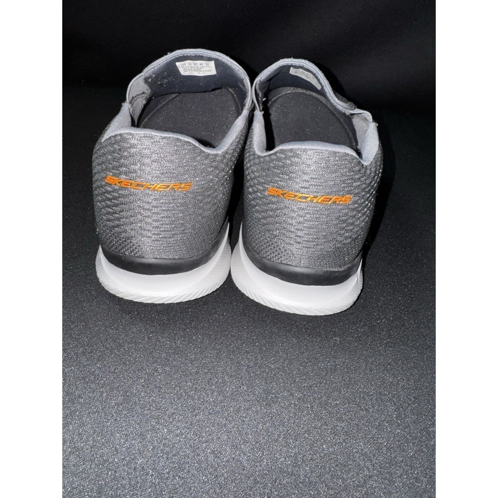 Skechers Equalizer Dual Lite Slip On Shoes Gray Memory Foam Men's Size 11.5 - Picture 4 of 9
